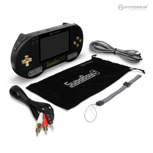 SupaBoy BlackGold Portable Pocket Console for Super NES / Super