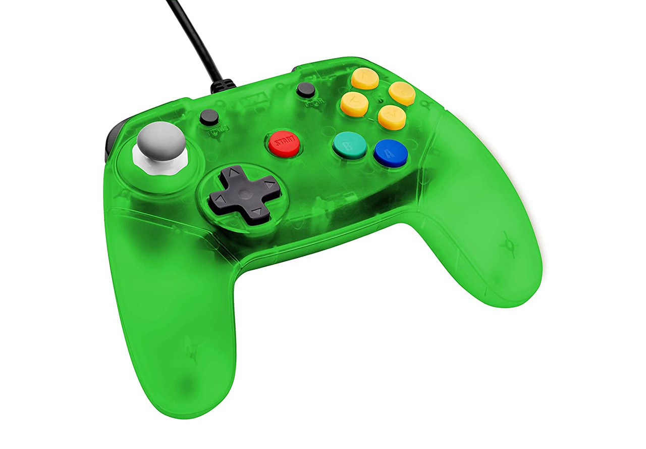 green nintendo 64