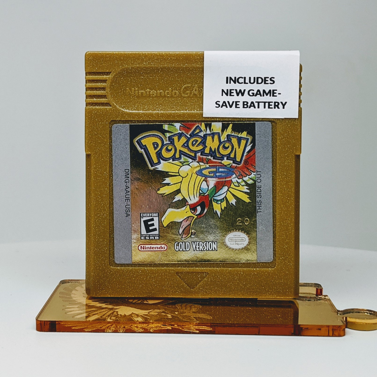 NEW* Nintendo Game Boy Advance GBA Pokemon Gold System CUSTOM BUTTONS PADS  LENS