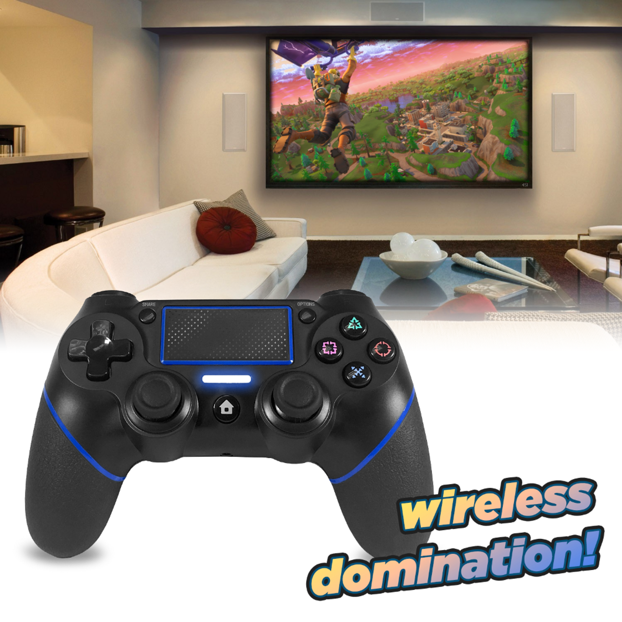 DualShock 4 Wireless Controller for PlayStation 4 - Black