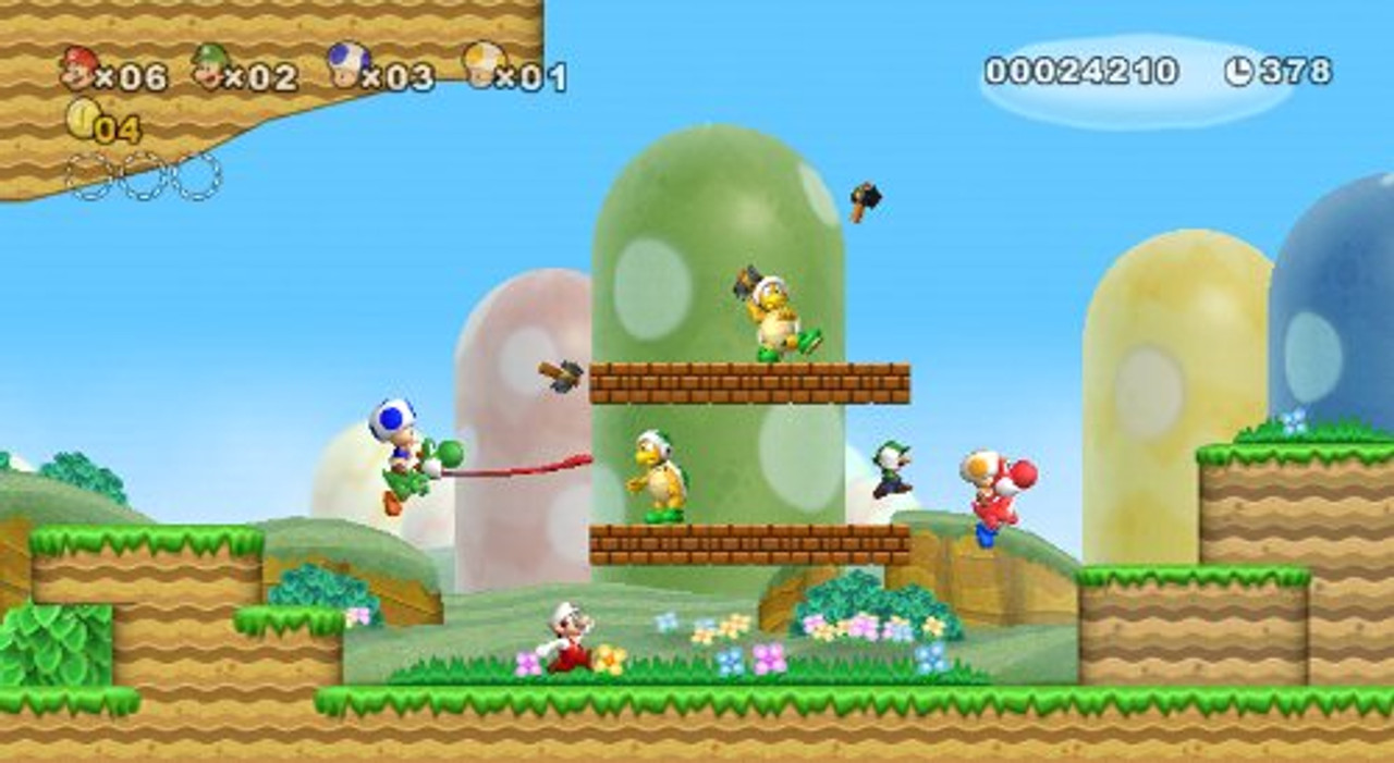 nintendo wii new super mario bros