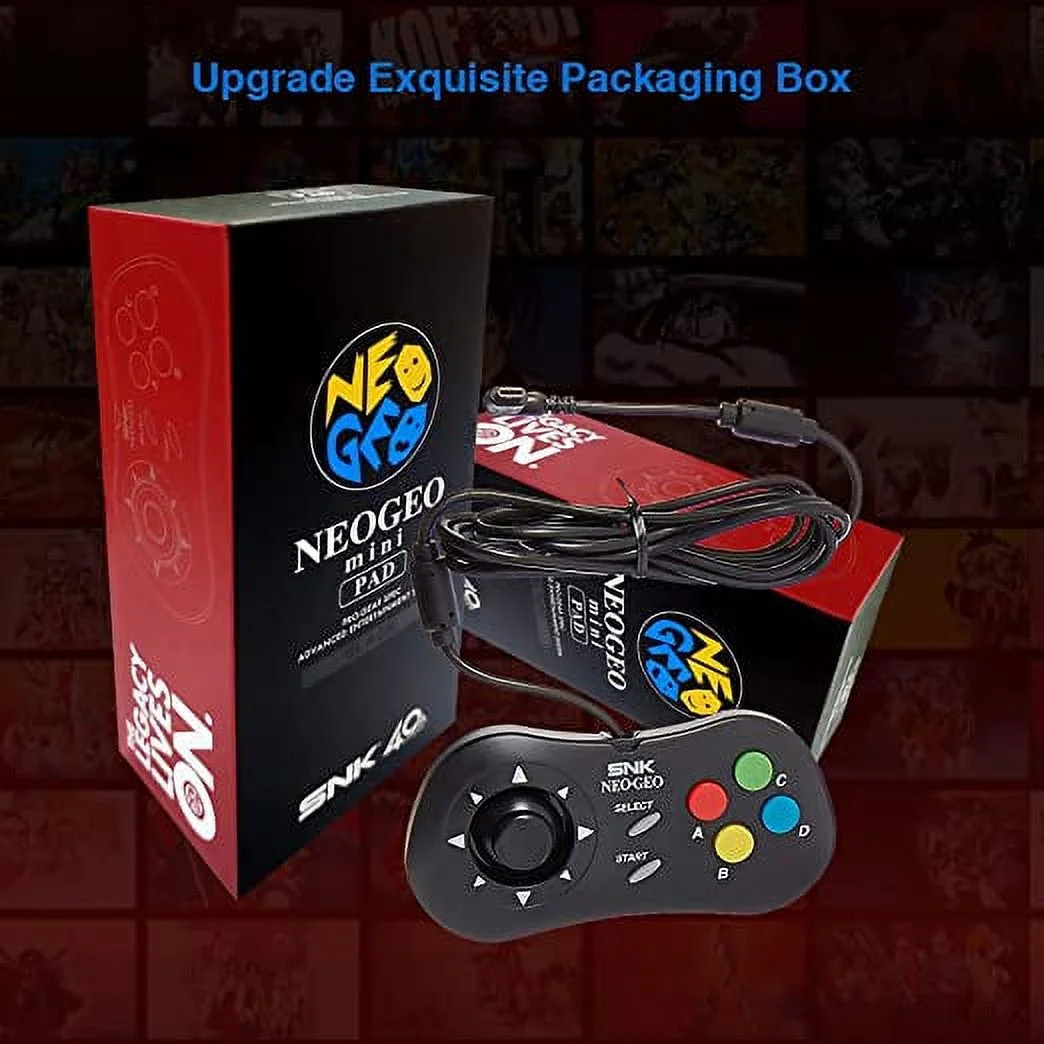 Neo Geo Mini Controller - Black at Videogamesnewyork, NY