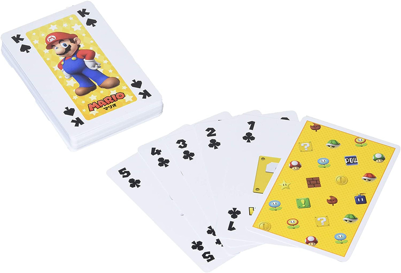 マリオ ダイヤモンド型カードゲーム Nintendo Japan Mario Playing Cards Set Character Illustrations