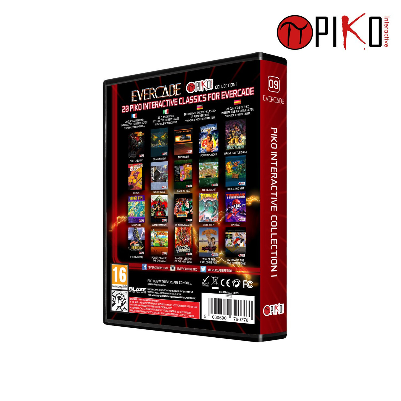 Evercade PIKO INTERACTIVE available at VideoGamesNewYork, NY