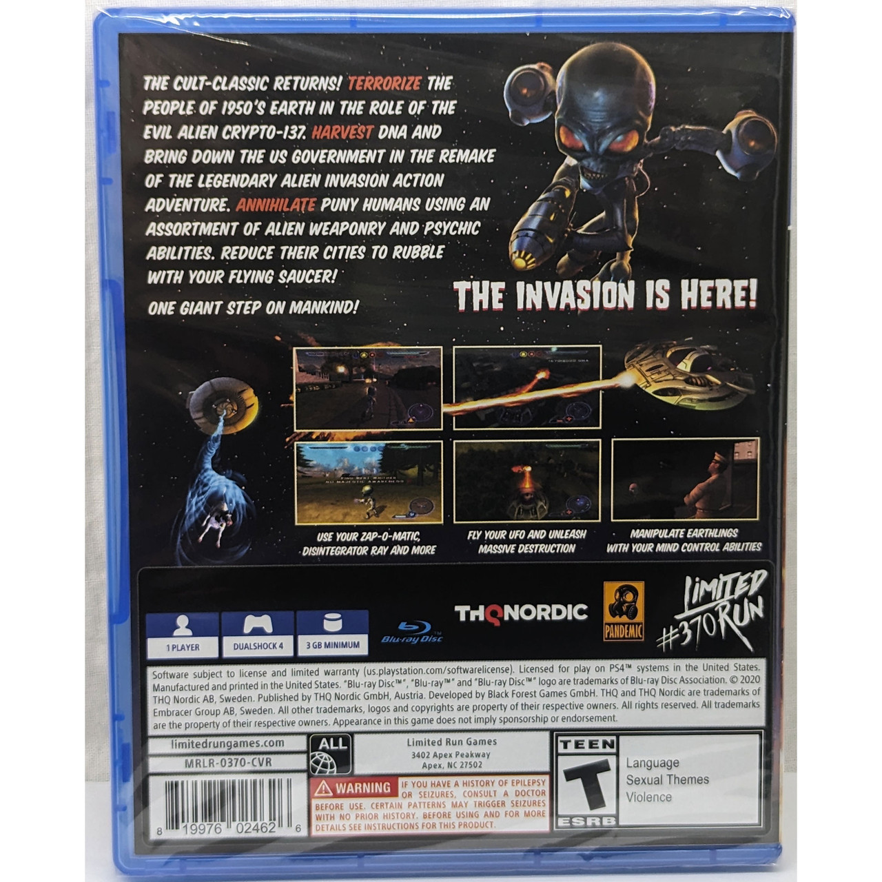 Destroy All Humans! - Limited Run (PlayStation 4)