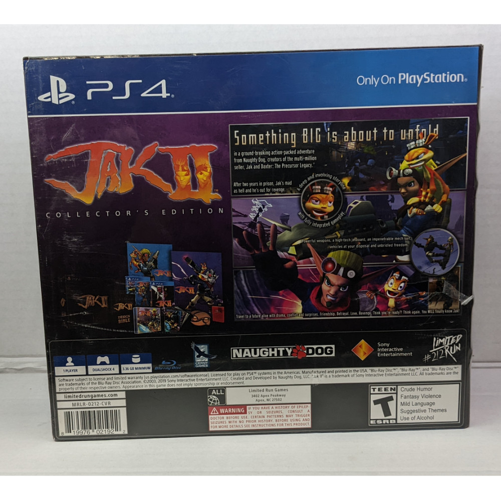 JAK II COLLECTOR'S EDITION available at Videogamesnewyork, NY