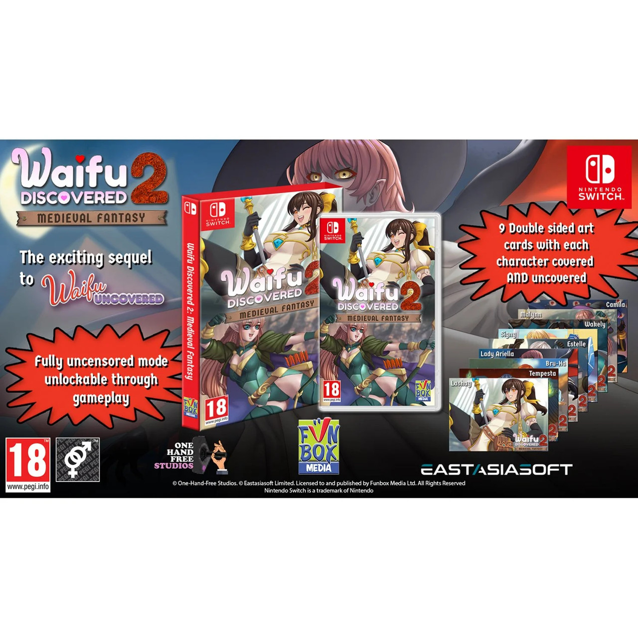 Waifu Discovered 2: Medieval Fantasy (Nintendo Switch) [European Version]