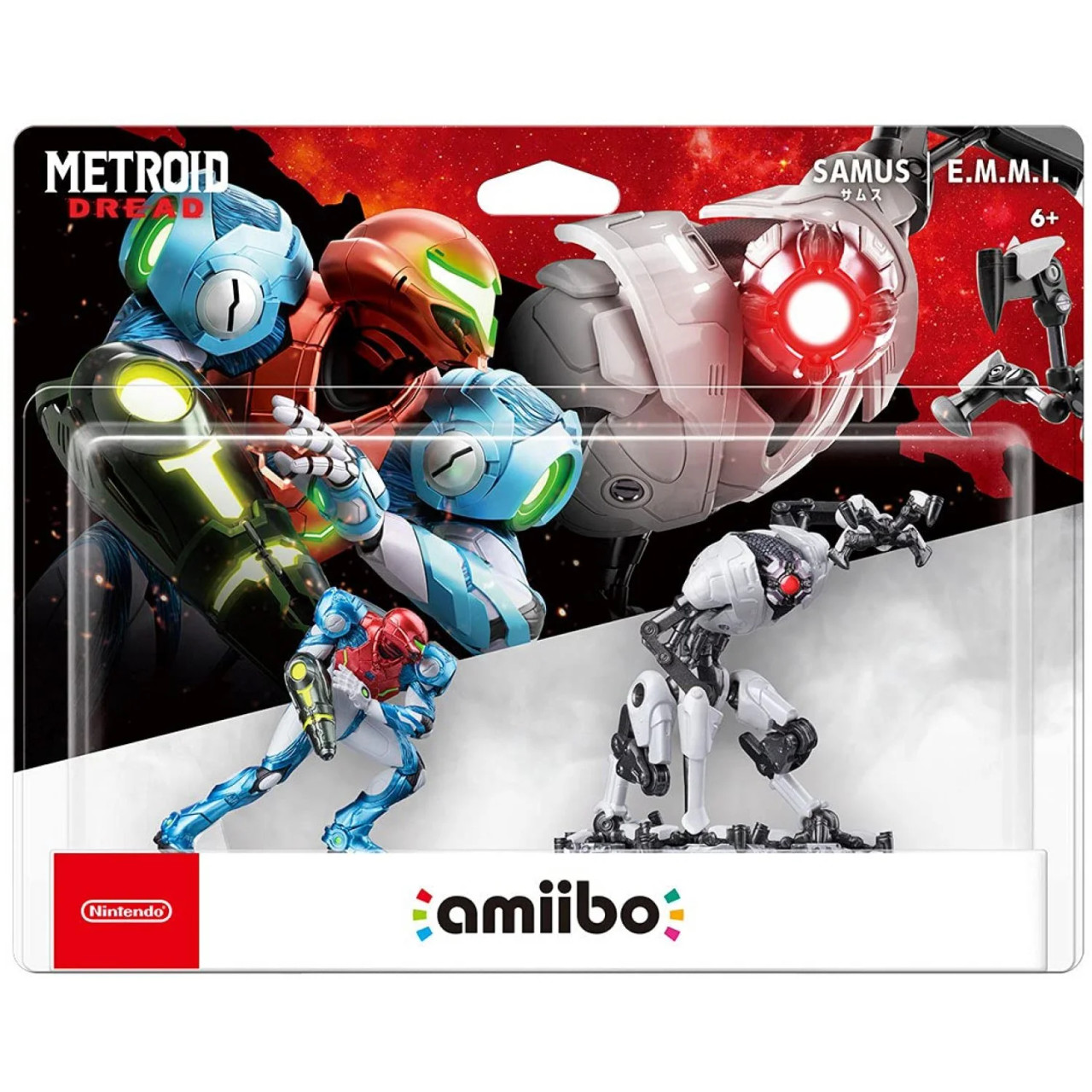 Amiibo Metroid Series Figure (Samus and E.M.M.I) Japan