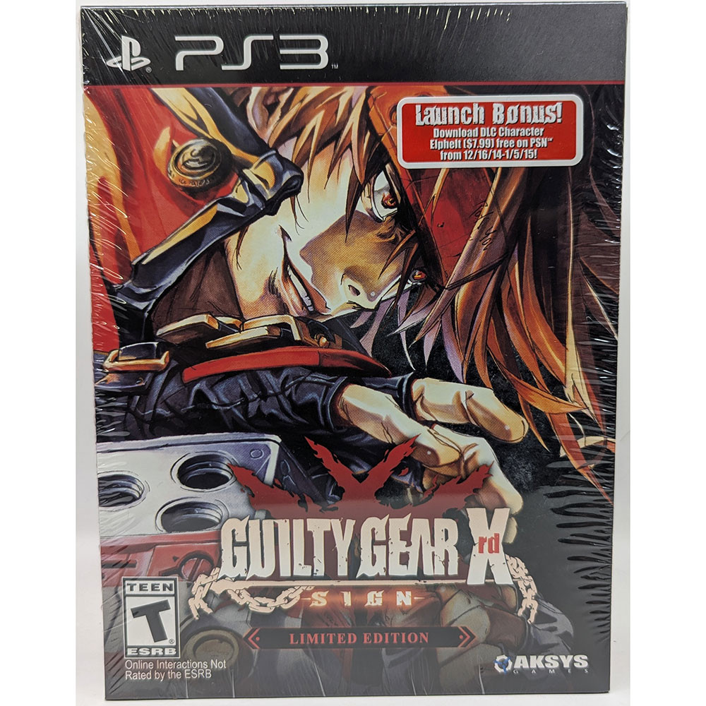 Guilty Gear Xrd -SIGN- [Limited Edition] PS3 US Version