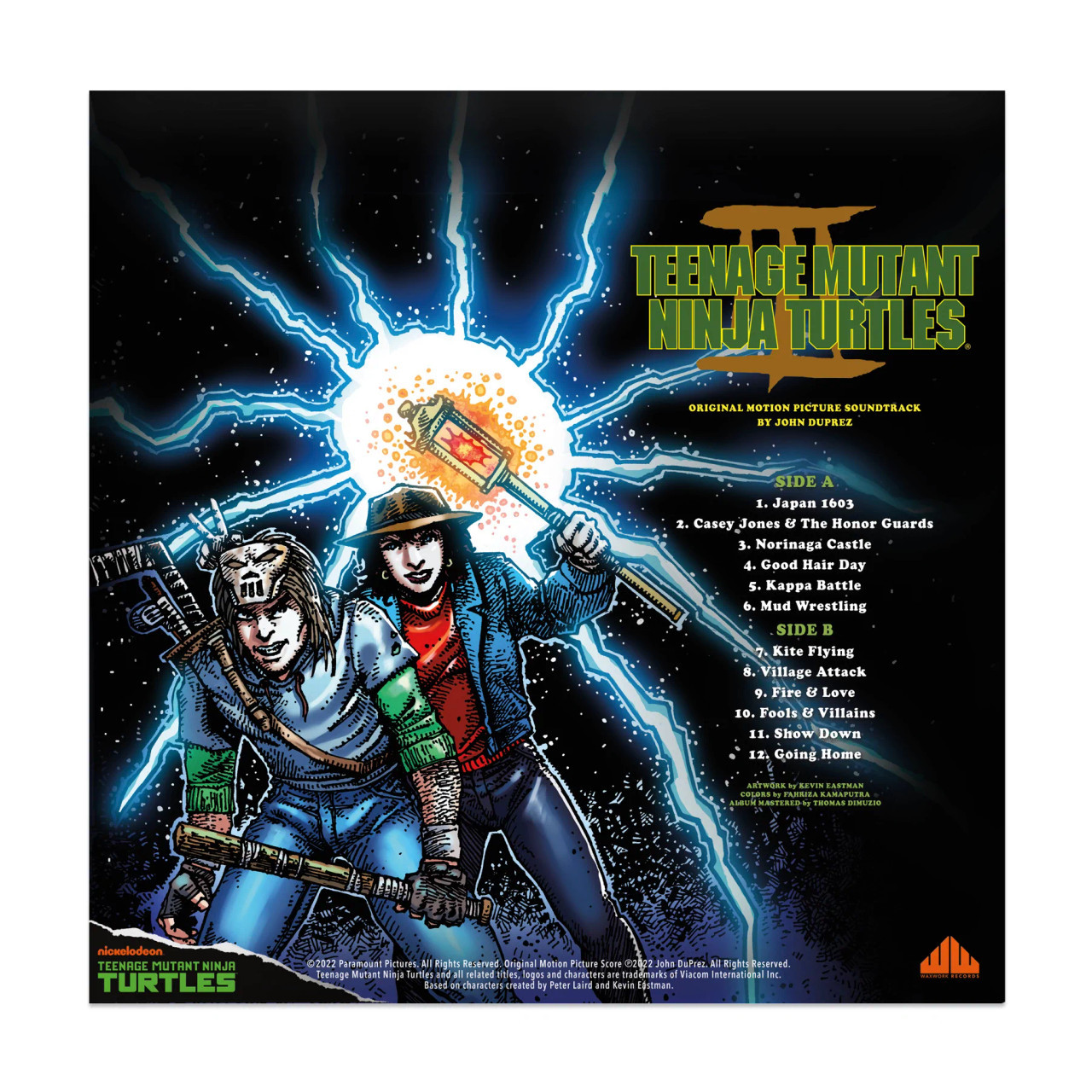 TMNT III Vinyl Record available at VideoGamesNewYork, VGNY