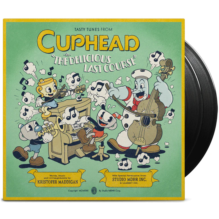 Cuphead: The Delicious Last Course 2x Vinyl LP available at