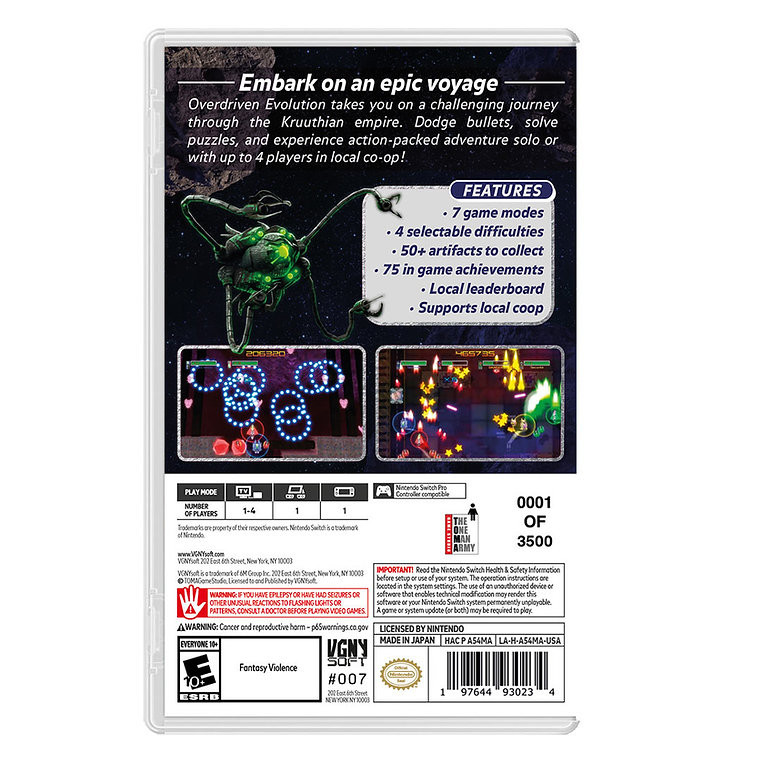 Overdriven Evolution (Elite Edition) [Nintendo Switch] (NS-OD-Elite)