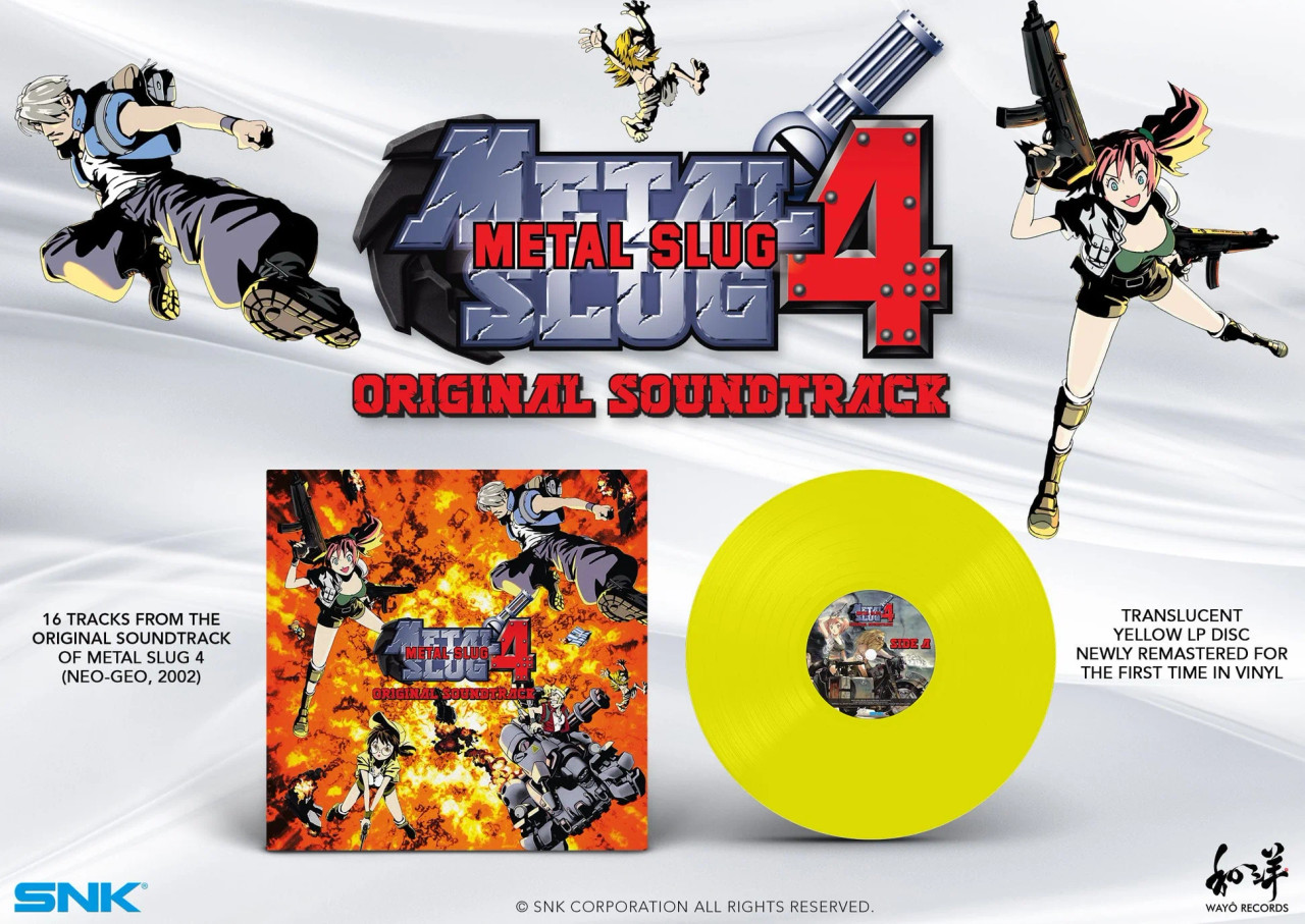 Metal Slug 4 Original Soundtrack 1x Vinyl LP