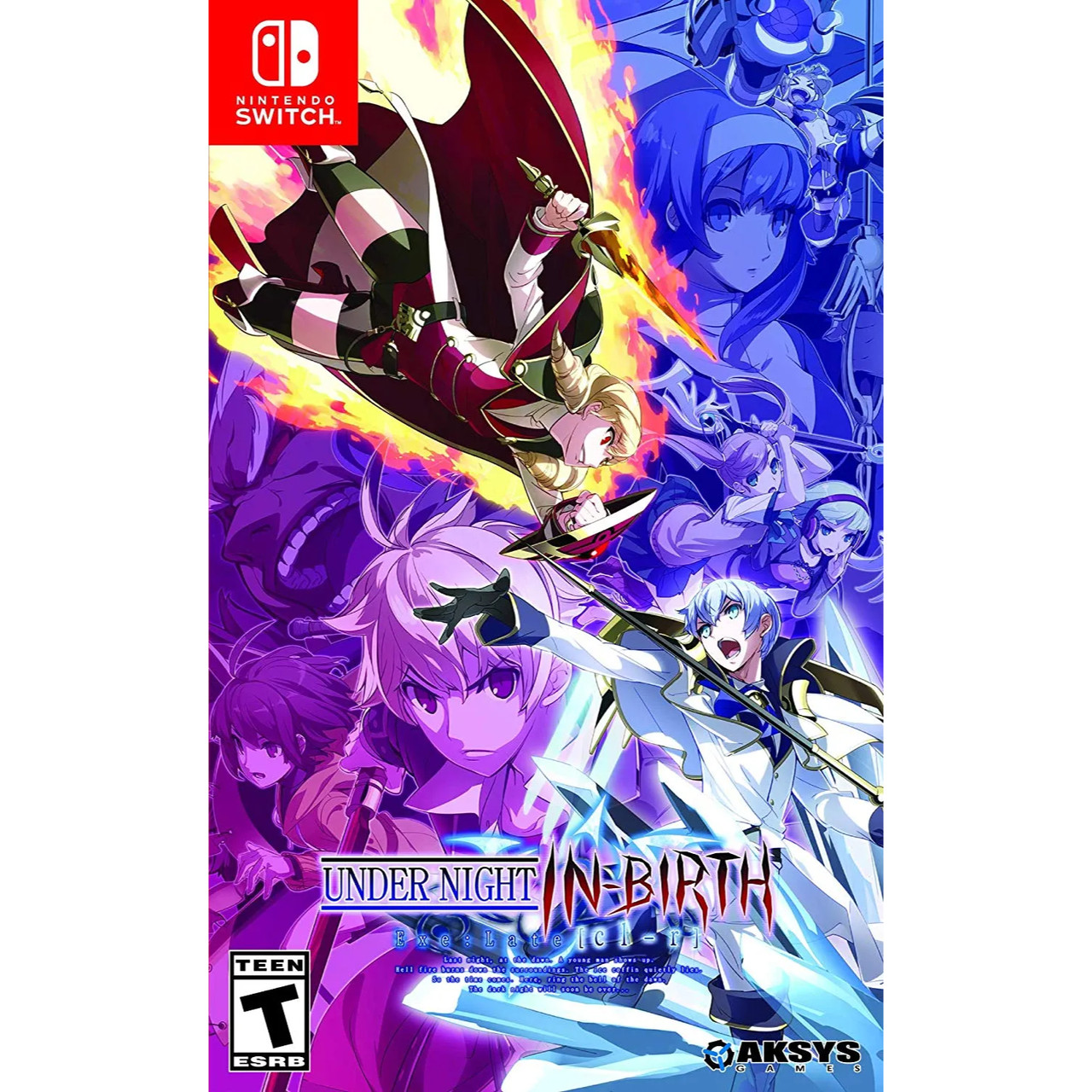(未使用･未開封品)UNDER NIGHT IN-BIRTH Exe:Late[cl-r] - Switch Under Night In-Birth Exe:Late|cl-r| Nintendo Switch