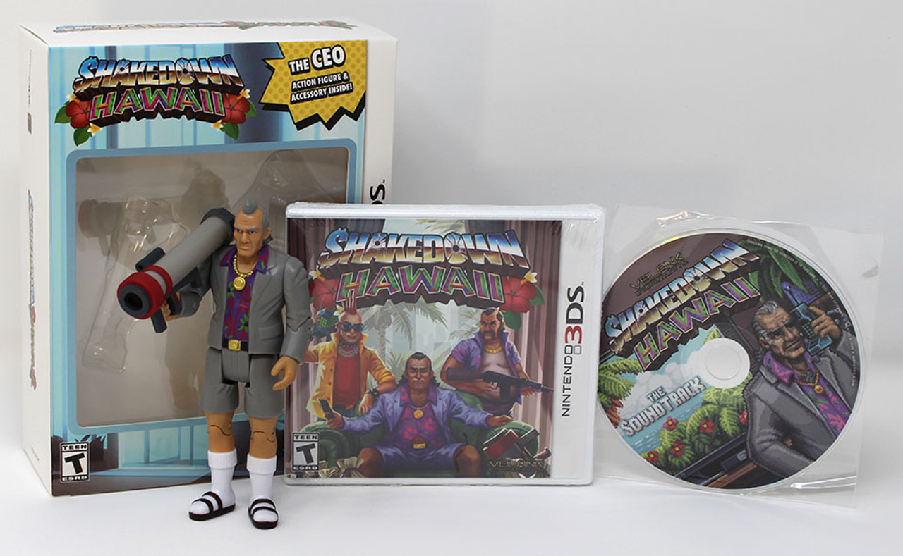 ニンテンドー3DS/2DS SHAKEDOWN HAWAII COLLECTOR'S EDITION 3DS Shakedown Hawaii Collectors Edition - Nintendo 3ds