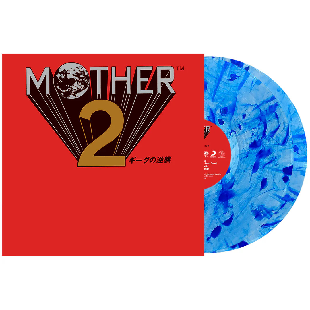 MOTHER2_Jacket_Vinyl_MD38_Mock MOTHER ゲームサントラ 2枚組LP Great Tracks 未使用品