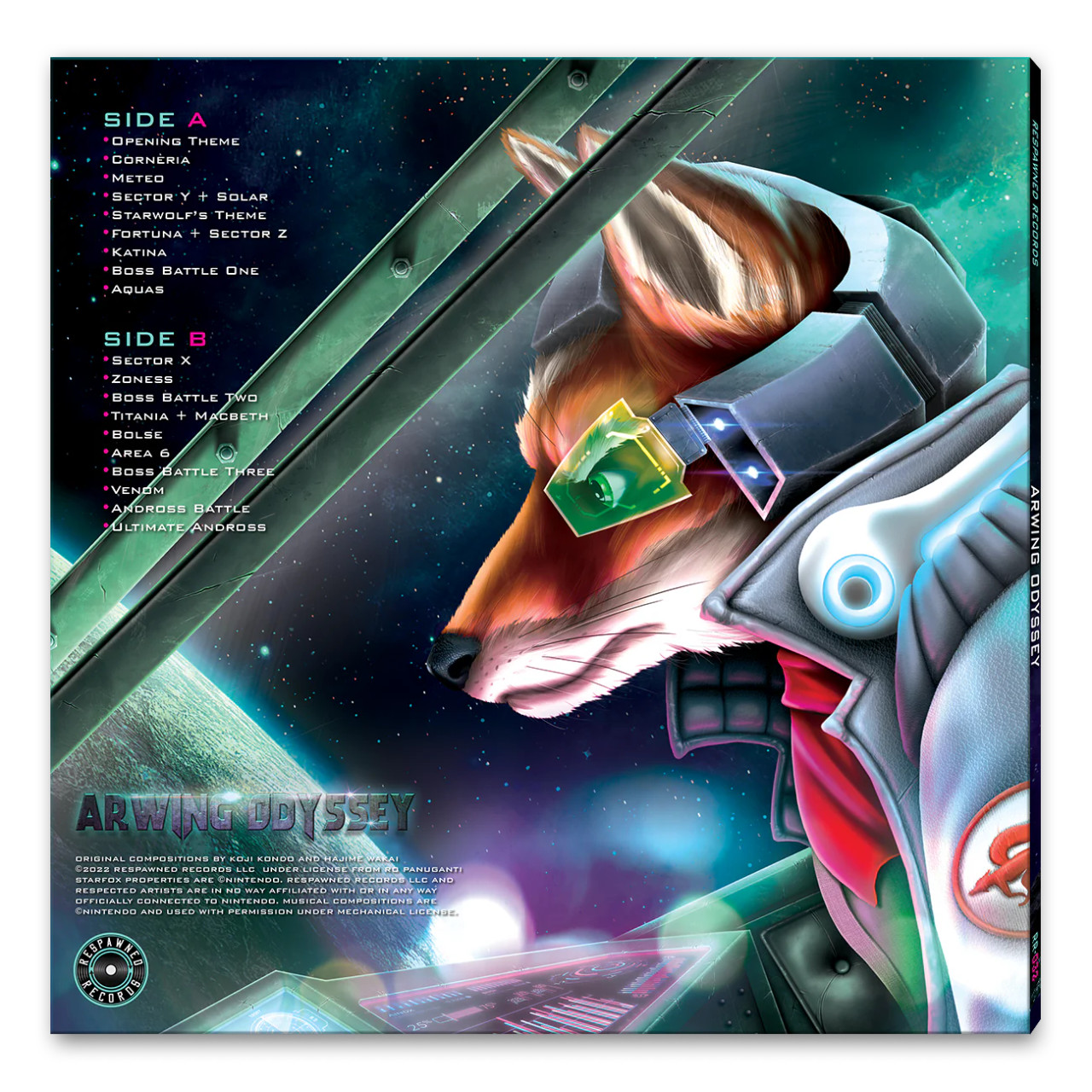Arwing Odyssey (StarFox 64 Prog Metal) 1x Vinyl LP