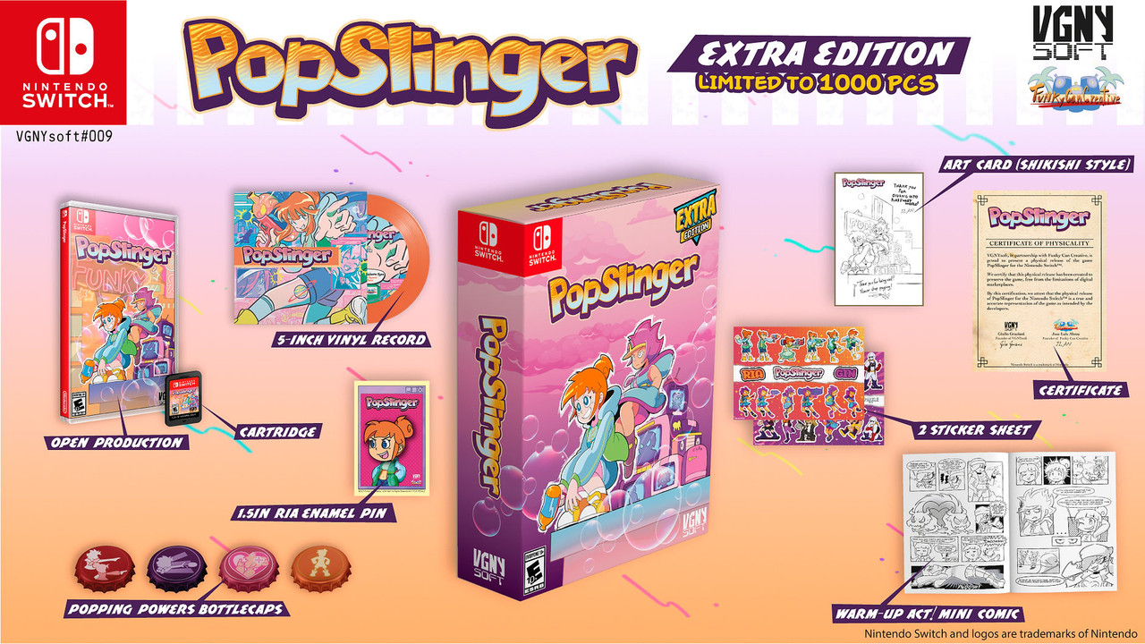 Popslinger Extra Edition for Nintendo Switch available at