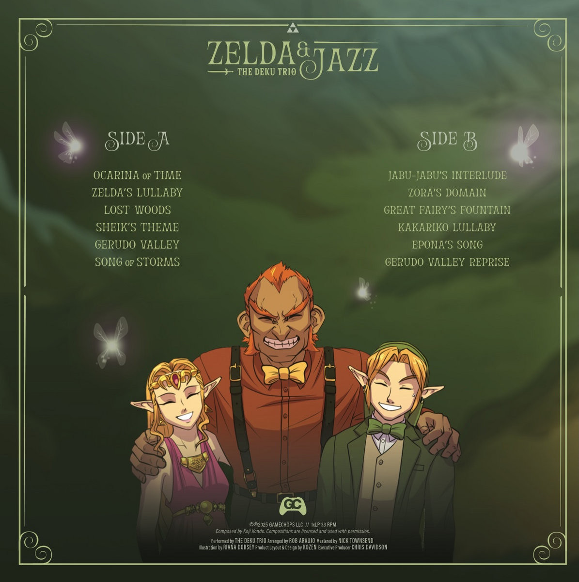 Zelda Jazz by The Deku Trio 1x Vinyl LP