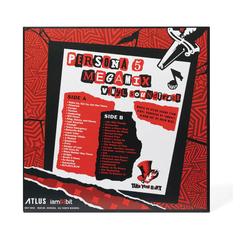 Persona 5 Megamix - 1x Vinyl LP red
