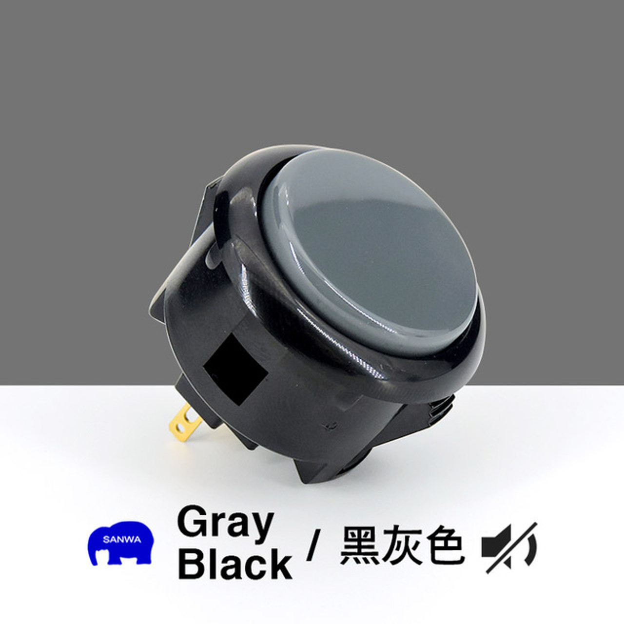 HYPERSTOIC PUSHEAD TOM USUGROW SUGI サイン入 Sanwa OBSJ 30mm Pushbutton Metallic Blue - Focus Attack