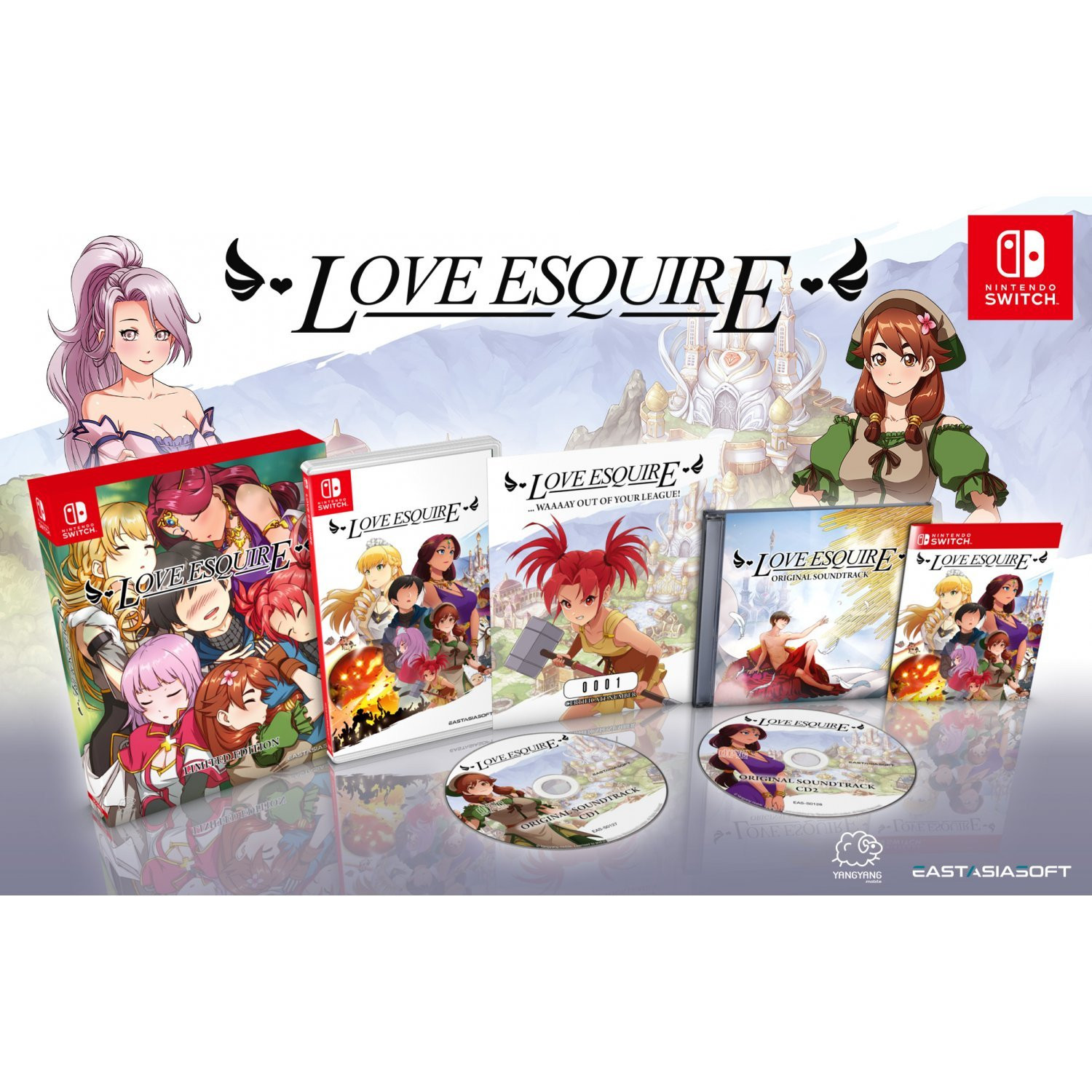 LOVE ESQUIRE Limited Edition Asian Switch – Jeu RPG Multi-Langues (NEUF/Boîte Ouverte)