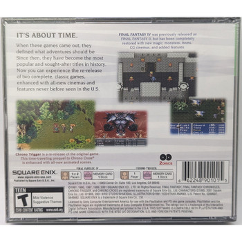 Final Fantasy Chronicles (Greatest Hits) PlayStation  back cover