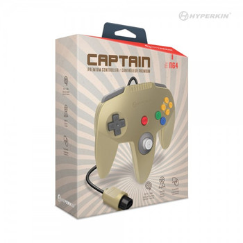 Captain Premium Controller - GOLD (Nintendo 64)