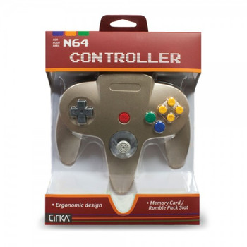 CirKa N64 Controller - Gold (Nintendo 64)