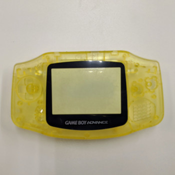 GBA Replacement Shell - IPS PRECUT - Clear Yellow