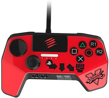 image of STREET FIGHTER V ARCADE FIGHT PAD PRO / RED