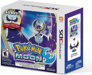 Pokemon Moon - Bonus Lunala Figure - Nintendo 3DS