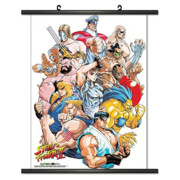 image of Street Fighter II Fighters Wall Scroll Poster
