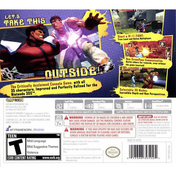 Super Street Fighter IV: 3D Edition - Nintendo 3DS (US Version) Super Street Fighter IV: 3D Edition - Nintendo 3DS (US Version)