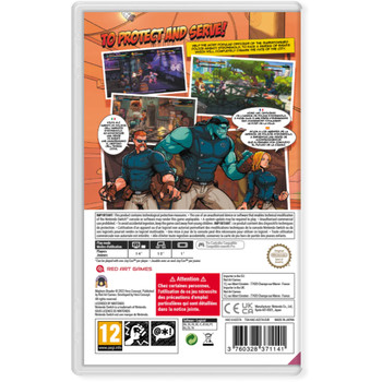 Back image of Mayhem Brawler - Red Art Games (Nintendo Switch)