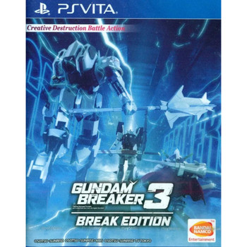 Gundam Breaker 3 Break Edition (English) Playstation Vita cover