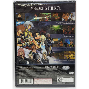 Kingdom Hearts Re:Chain of Memories (Greatest Hits) - Playstation 2  back cover