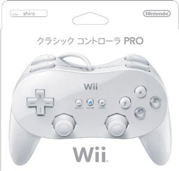 Nintendo Wii Classic Controller Pro - WHITE (Nintendo Wii)