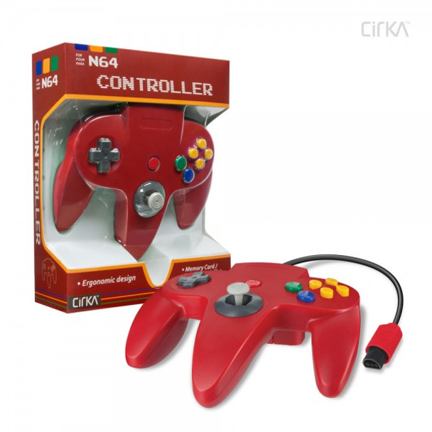 CirKa N64 Controller - Red (Nintendo 64)