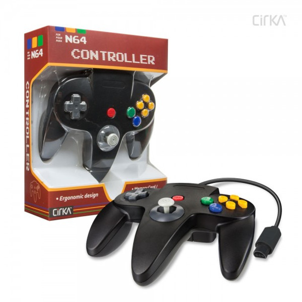 CirKa N64 Controller - Black (Nintendo 64)