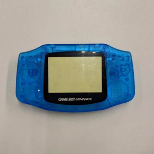 GBA Replacement Shell - IPS PRECUT - Clear Blue