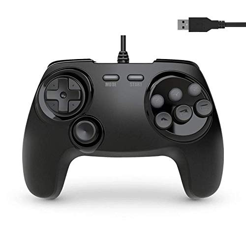 BrawlerGen USB Gamepad - Black (PC/Mac/Switch) available at