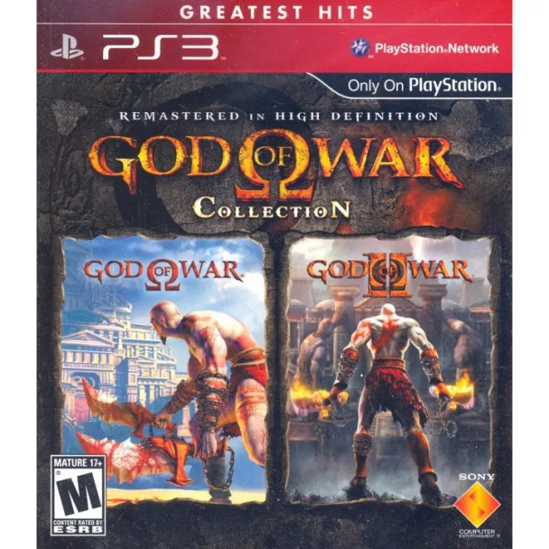 Cover image of god of war collection ps3