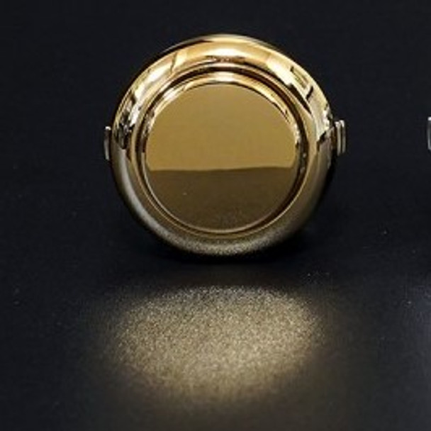 SANWA OBSJ-24 mm Pushbutton Metallic Gold