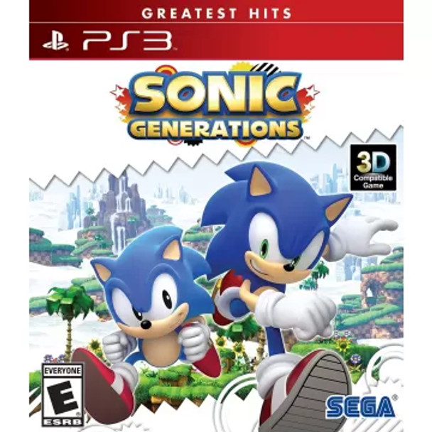 Sonic Generations-Playstation 3  cover