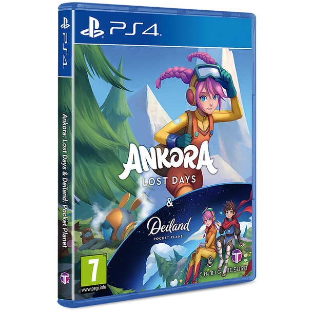 Ankora: Lost Days and Deiland: Pocket Planet Ps4 3d cover. 