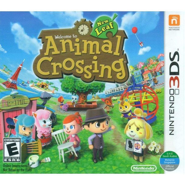 cover image of  Animal Crossing New Leaf - Nintendo 3DS (U.A.E Version) 