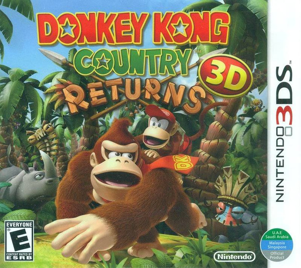 cover image of Donkey Kong Country Returns 3D - Nintendo 3DS (U.A.E Version) 
