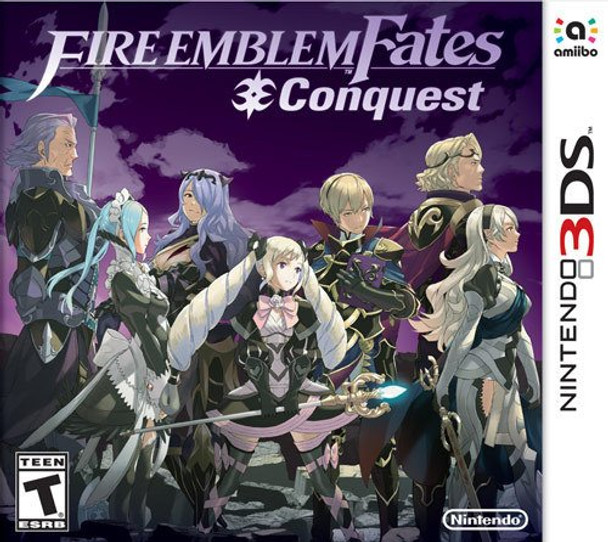 cover image of Fire Emblem Fates: Conquest - Nintendo 3DS (US Version)