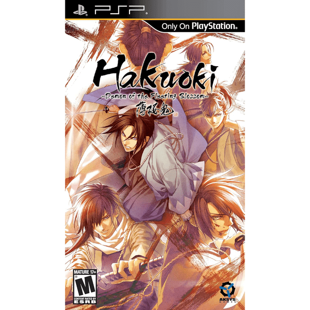 Hakuoki: Demon of the Fleeting Blossom psp cover